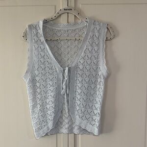 SHEIN Sleeveless Lace Blouse